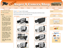 Tablet Screenshot of cheap-super8camera-shop.com